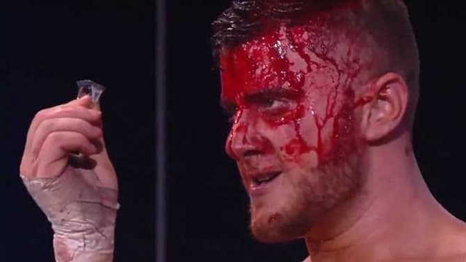 AEW: BLOOD AND GUTS - Chris Jericho Took A Bloody, Hellacious Fall Off The Cage To End The Match