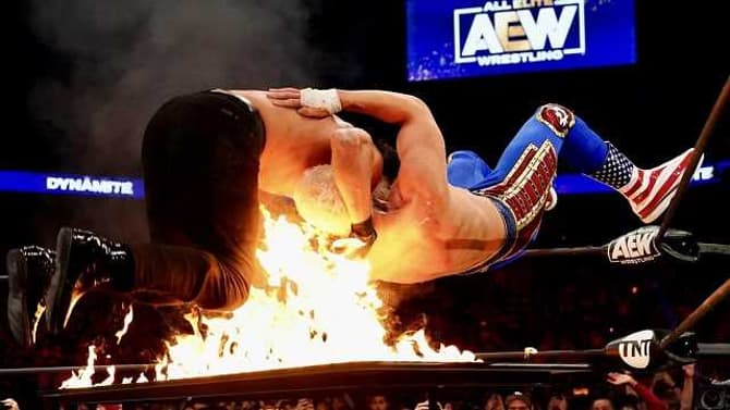 AEW Shares Gory Photos Of Cody Rhodes' Back After He Went Through Flaming Table On DYNAMITE