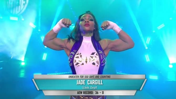 AEW Star Jade Cargill Transformed Into Marvel's SHE-HULK For One Of ALL OUT's Best Entrances Last Night