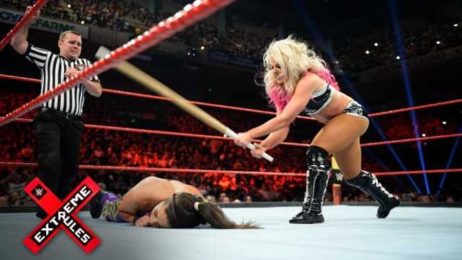 This Is Reportedly Why Bayley And Alexa Bliss' WWE EXTREME RULES Kendo Stick Match Was Cut Short
