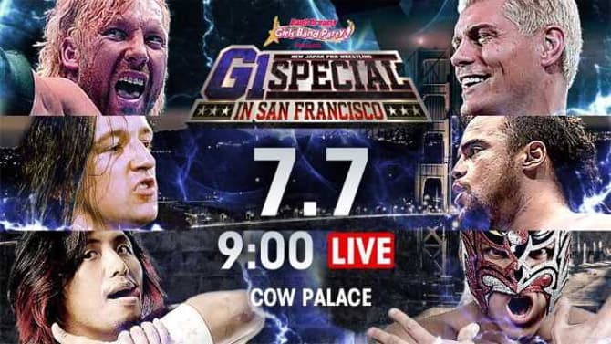 NEW JAPAN PRO-WRESTLING Announces The Full Match Card For Their G1 Special In San Francisco