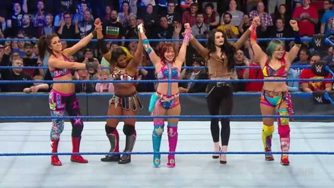 Bayley, Ember Moon, Sonya Deville And Mandy Rose Join The SMACKDOWN LIVE Roster