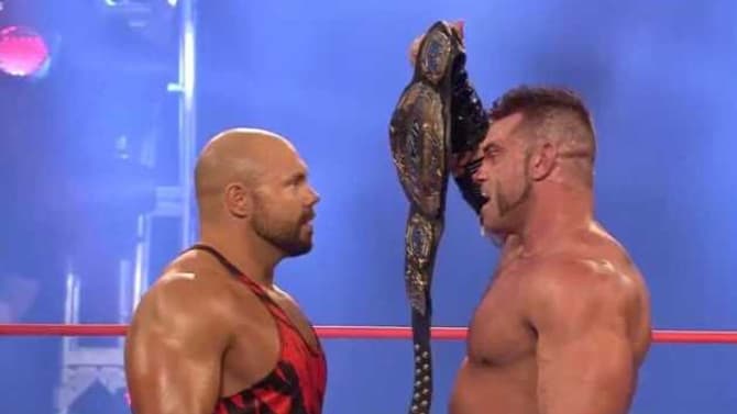 Brian Cage Wins The IMPACT World Championship But His Celebration Is Interrupted By Michael Elgin