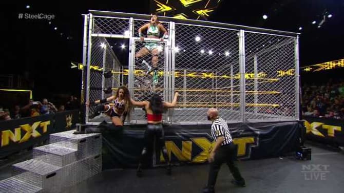 Raquel Gonzalez Helps Dakota Kai Defeat Tegan Nox In A Steel Cage Match