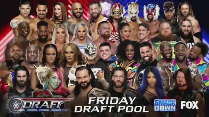 2020 WWE Draft: RAW And SMACKDOWN Rosters Following Night 1 Superstar Picks On 10/9/2020