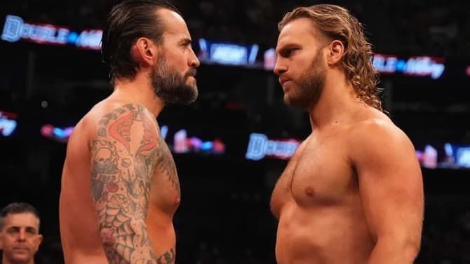 CM Punk Shoots On Hangman Adam Page After AEW COLLISION Goes Off The ...