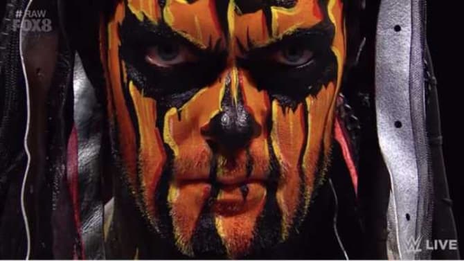 Finn Balor Debuted Some Creepy New Halloween Demon Face-Paint Tonight