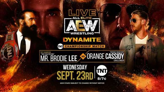 A TNT Championship Match Will Be Featured On Tonight's Episode Of AEW DYNAMITE