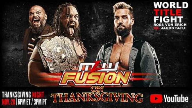 A World Heavyweight Title Match Will Headline The Special Thanksgiving Episode Of MAJOR LEAGUE WRESTLING