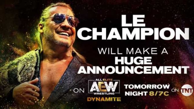 AEW Champion Chris Jericho To Make A &quot;Huge Announcement&quot; Tomorrow On DYNAMITE