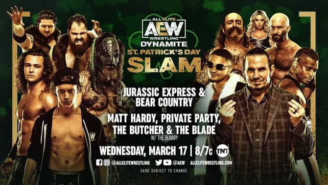 AEW DYNAMITE ST. PATRICK'S DAY SLAM Full SPOILERS Leak For March 17, 2021 Episode From Reddit Report