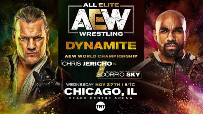 AEW World Title Match Between Chris Jericho And Scorpio Sky Headlines Tonight's AEW DYNAMITE