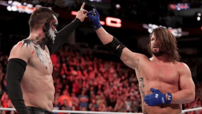 AJ Styles Claims His &quot;Too Sweet&quot; Gesture With Finn Balor At TLC Last Night Wasn't Planned Ahead Of Time