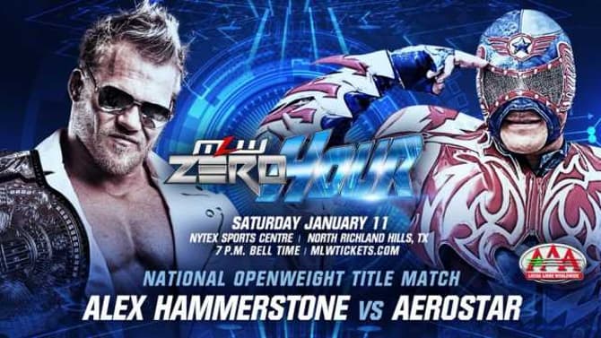 Alex Hammerstone Will Defend The National Openweight Title Against Aerostar At MLW: ZERO HOUR