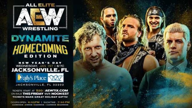 ALL ELITE WRESTLING Has Confirmed That Their First Show In 2020 Will Be In Jacksonville, Florida