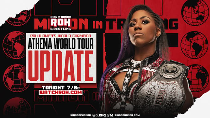 Athena Gives A World Tour Update On Tonight's RING OF HONOR Episode