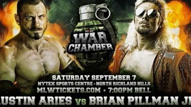 Austin Aries vs. Brian Pillman Jr. Announced For MAJOR LEAGUE WRESTLING's WAR CHAMBER PPV