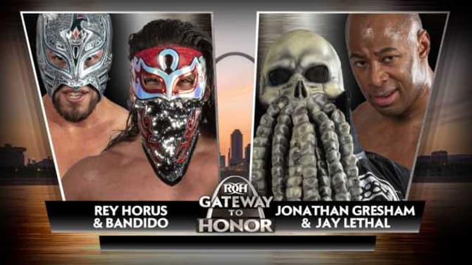 Bandido & Rey Horus Will Take On Jay Lethal & Jonathan Gresham In A Proving Ground Match At GATEWAY TO HONOR