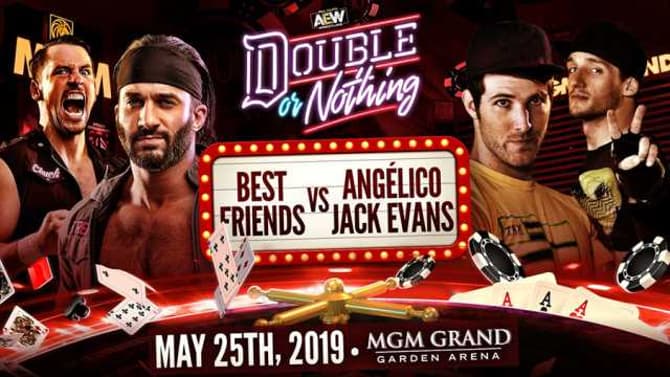 Best Friends vs. Angelico And Jack Evans Has Been Confirmed For AEW DOUBLE OR NOTHING