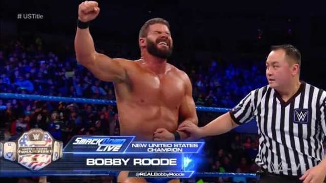 Bobby Roode Defeats Jinder Mahal To Become The New United States Champion On SMACKDOWN LIVE