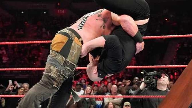 Braun Strowman Finally Settled The Score With Baron Corbin In Tables Match During Last Night's RAW