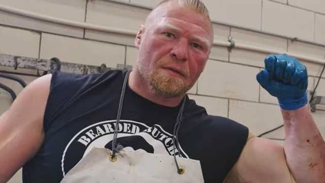 Brock Lesnar Is UNRECOGNISABLE In Rare Non-WWE Appearance For The Bearded Butchers - VIDEO