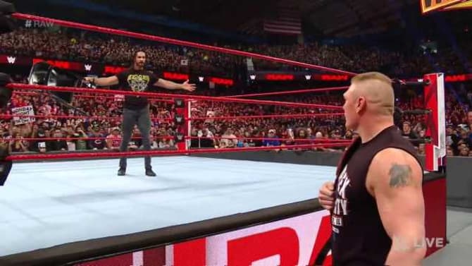 Brock Lesnar Kicks-Off Monday Night RAW; Wants No Part Of A Chair-Wielding Seth Rollins