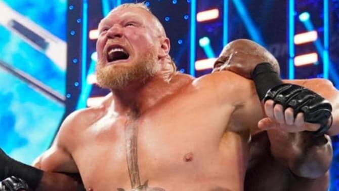 Brock Lesnar Reportedly Went Off-Script Following DQ Loss To Bobby Lashley At ELIMINATION CHAMBER