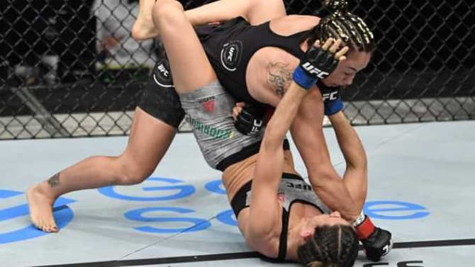 Carla Esparza Ground-And-Pounds Her Way To Victory Over Marina Rodriguez At UFC FIGHT NIGHT 174