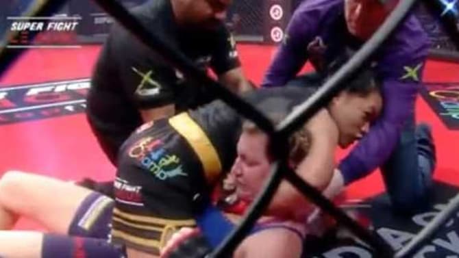 Check Out This Shocking Video Of An MMA Fighter Holding A Guillotine Choke On Her Opponent For FAR Too Long