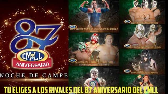 CMLL Reveals The Full Match-Card For Their 87th ANNIVERSARY Show On September 25