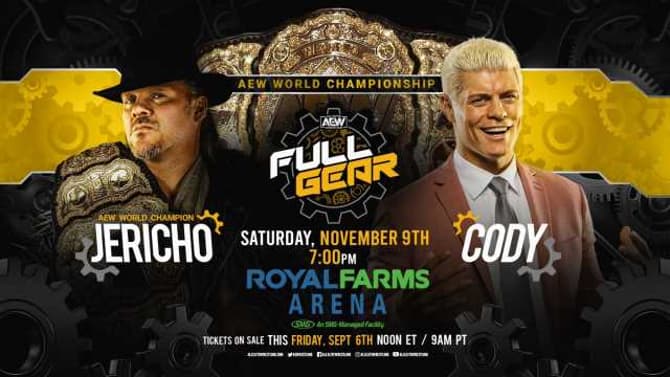 Cody Will Challenge Chris Jericho For The AEW Heavyweight Championship At FULL GEAR