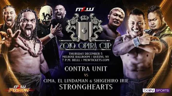 CONTRA Unit Will Fight The Strong Hearts In New York During MAJOR LEAGUE WRESTLING's OPERA CUP Event