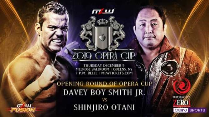 Davey Boy Smith Jr. Will Fight Shinjiro Otani In The Opening Round Of The 2019 OPERA CUP TOURNAMENT