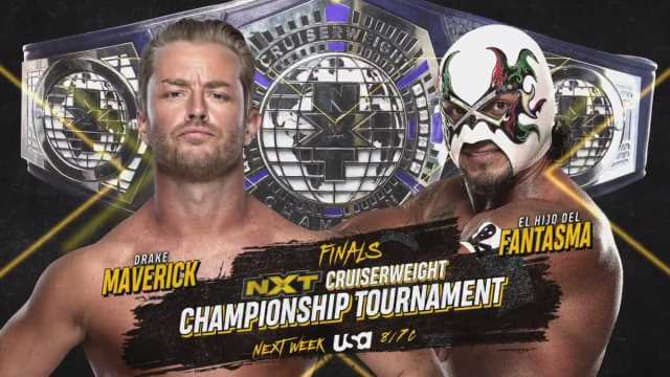 Drake Maverick Will Face Fantasma In The Finals Of The Cruiserweight Title Tournament Next Week On NXT