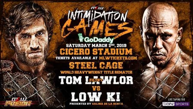 &quot;Filthy&quot; Tom Lawlor's First World Heavyweight Title Defense Is Confirmed For MLW: INTIMIDATION GAMES