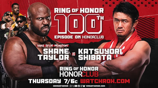 First-Time Match Between Katsuyori Shibata And Shane Taylor Headlines The 100th ROH Episode