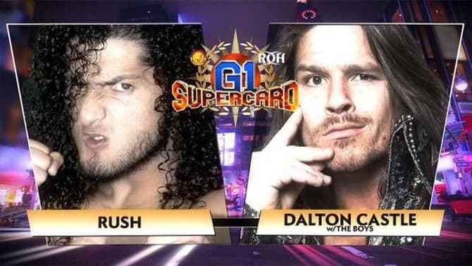 First-Time Match Between RUSH And Dalton Castle Is Confirmed For The ROH-NJPW G1 SUPERCARD Show