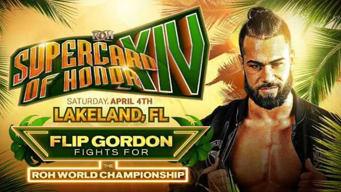 Flip Gordon Will Challenge The RING OF HONOR World Champion At SUPERCARD OF HONOR