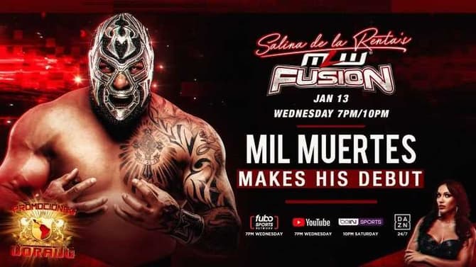 Former LUCHA UNDERGROUND Champion Mil Muertes Makes His Debut On Tonight's MLW FUSION