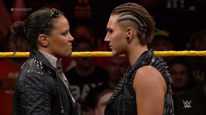 Former NXT UK Women's Champion Rhea Ripley Debuts On NXT And Gets In Shayna Baszler's Face