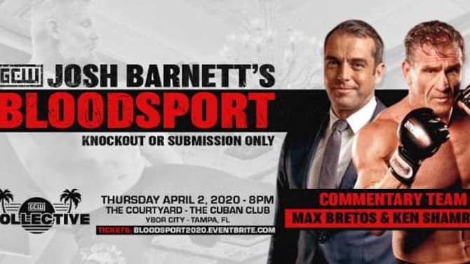 Former WWE Intercontinental Champion Ken Shamrock Will Do Commentary For JOSH BARNETT'S BLOODSPORT III