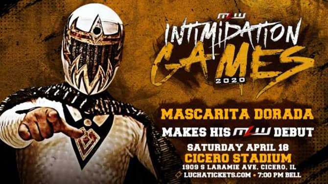 Former WWE Superstar Mascarita Dorada Will Make His Debut For MLW At IMTIMIDATION GAMES