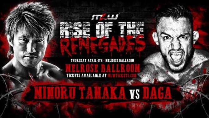 GHC Junior Heavyweight Champion Minoru Tanaka Will Make His In-Ring Debut For MLW At RISE OF THE RENEGADES