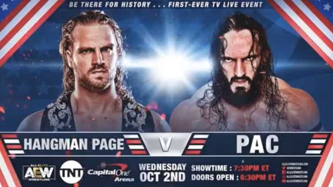 &quot;Hangman&quot; Adam Page Will Face PAC During Next Week's ALL ELITE WRESTLING TNT Debut