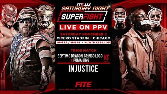 Injustice Gets The Best Of  Septimo Dragon, Gringo Loco, and Puma King At MLW SATURDAY NIGHT SUPERFIGHT