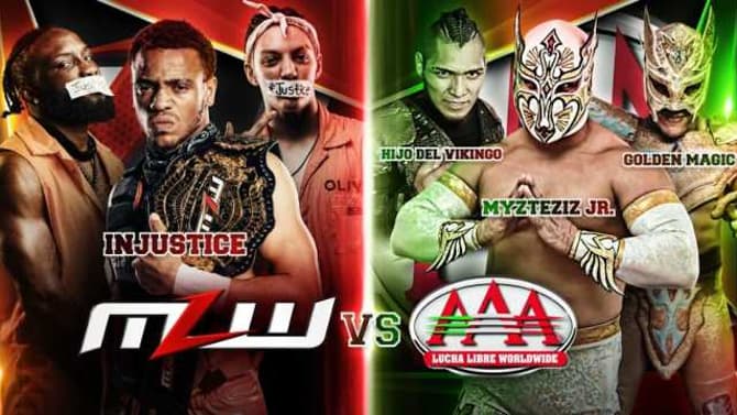 Injustice Will Challenge Vikingo, Golden Magic & Myzteziz Jr. For The AAA Trios Titles