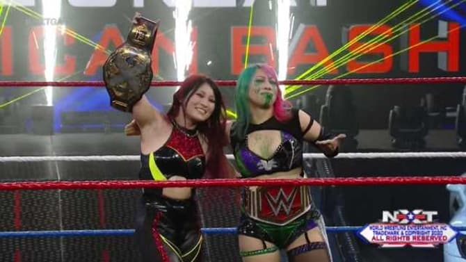 Io Shirai Retains The NXT Women's Title At THE GREAT AMERICAN BASH With Some Help From Asuka