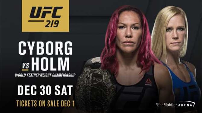 Its Official: Cris 'Cyborg' Justino Vs. Holy Holm WILL Happen At UFC 219