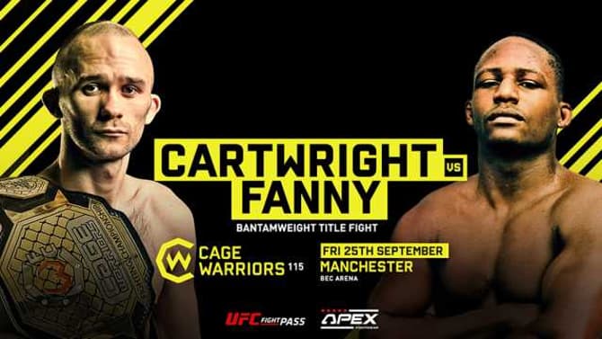 Jack Cartwright Will Defend The Bantamweight Championship Against Gerardo Fanny At CAGE WARRIORS 115